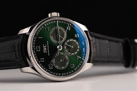 Video Review Green IWC Portugieser Automatic